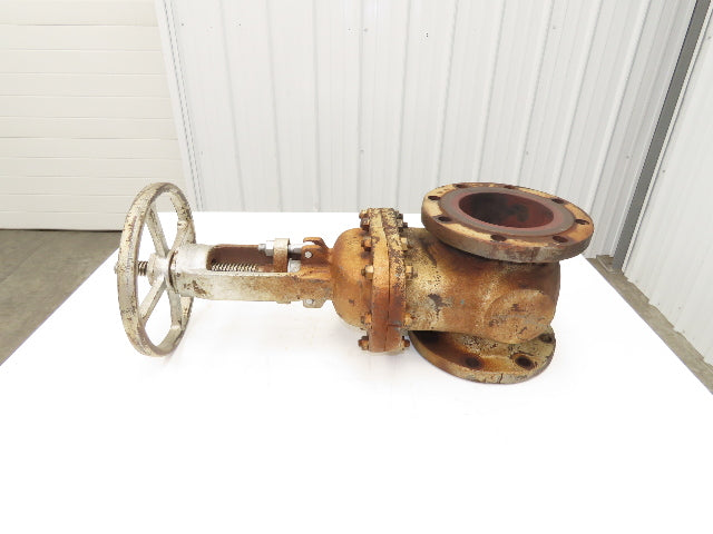 Crane 47 XUF Steel Gate Valve 6" Flanged WCB Class 150 Rising Stem