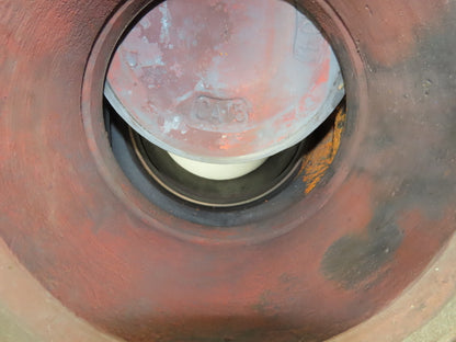 Crane 47 XUF Steel Gate Valve 6" Flanged WCB Class 150 Rising Stem