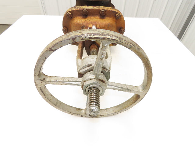 Crane 47 XUF Steel Gate Valve 6" Flanged WCB Class 150 Rising Stem