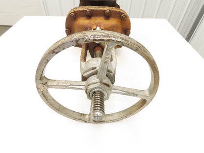 Crane 47 XUF Steel Gate Valve 6" Flanged WCB Class 150 Rising Stem