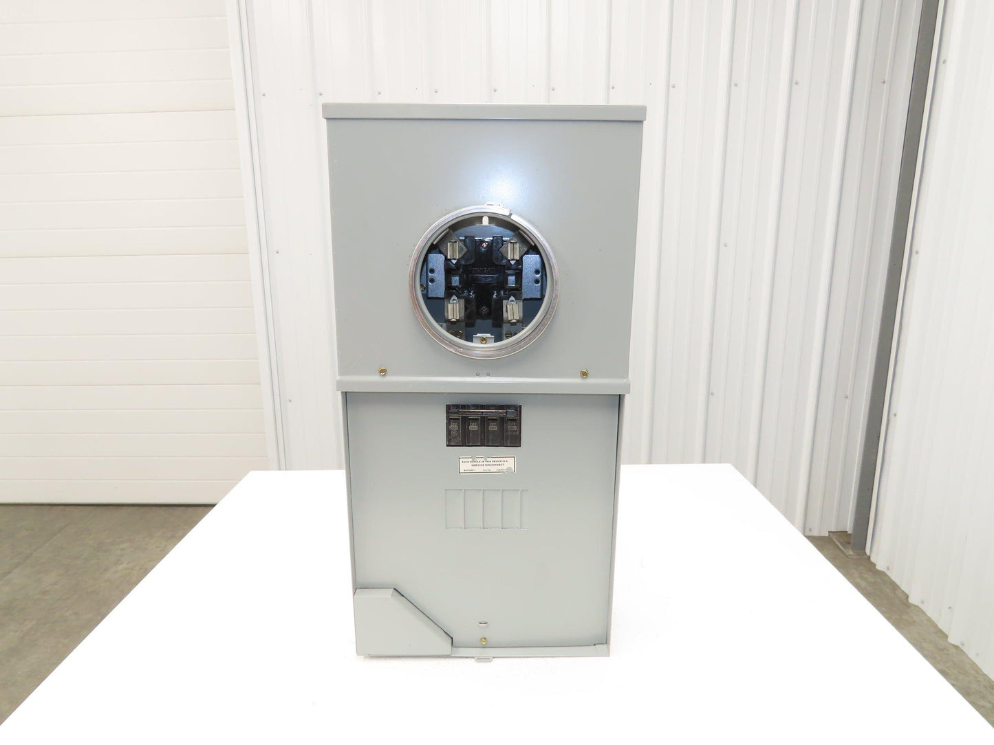 Midwest M282CB1 200 AMP Meter Center w/Main Breaker 120/240V NEMA 3R Rainproof