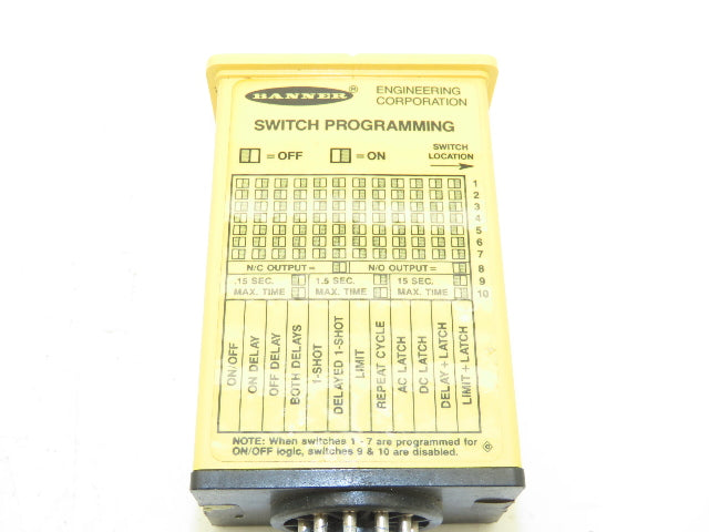 Banner CL5RA Maxi-Amp Logic Relay Module I/O 110/220V 4VA