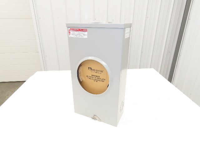 Milbank U3505-XL-TG-HSP Ringless Meter Socket 200A 1Ph Lever Bypass 5 Terminal