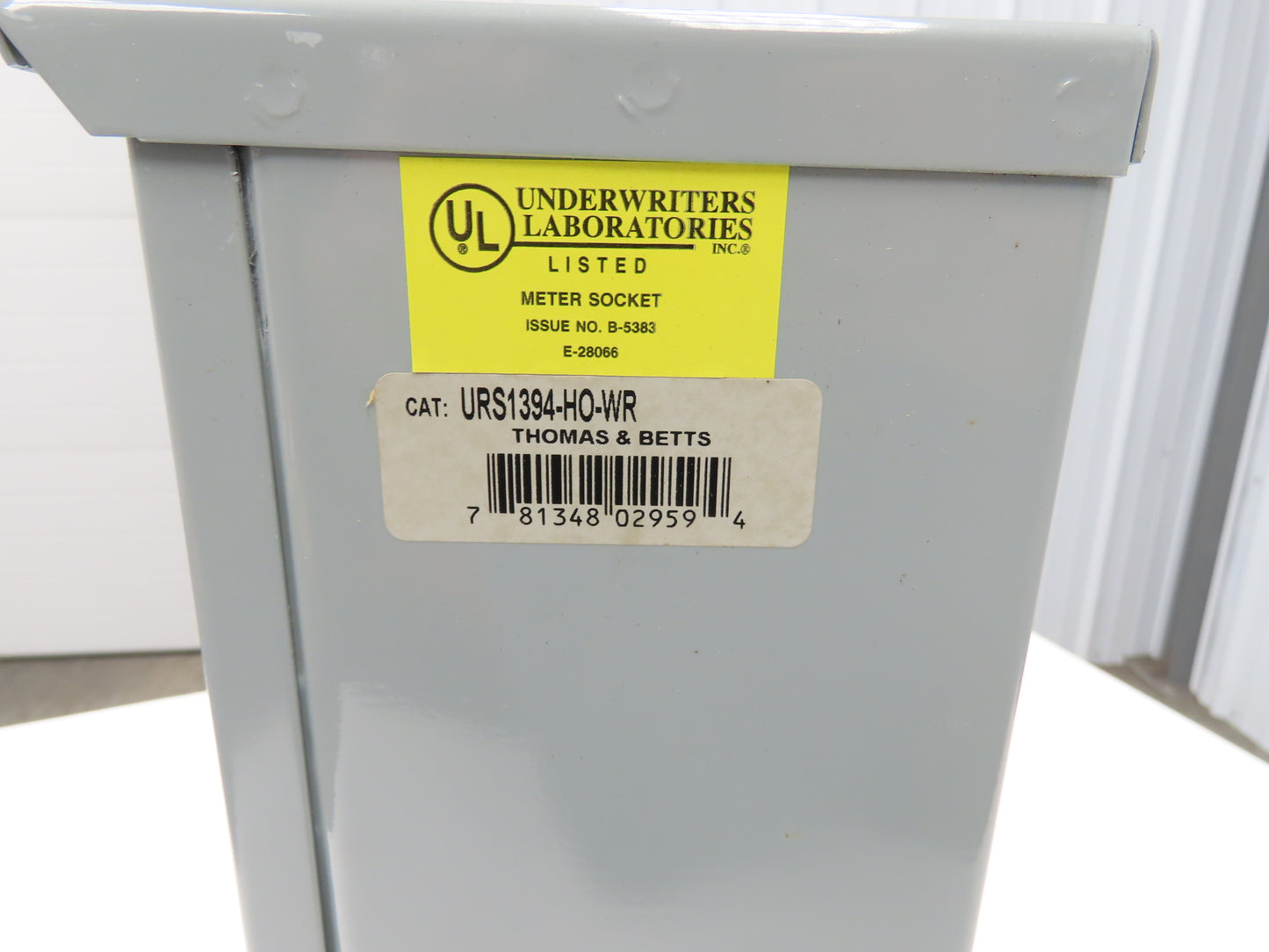 Thomas Betts URS1394-H0-WR Anchor Ringless 200A Meter Socket 1Ph 4 Terminal 3R