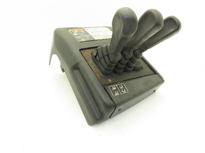 Hyster E60Z-33 Forklift Sideshift 3 Lever Controls And Model Label