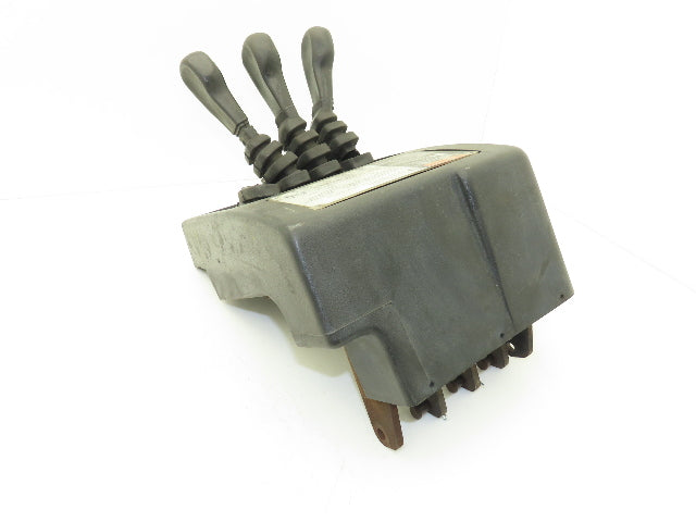 Hyster E60Z-33 Forklift Sideshift 3 Lever Controls And Model Label