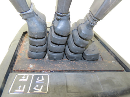 Hyster E60Z-33 Forklift Sideshift 3 Lever Controls And Model Label