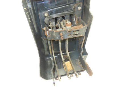 Hyster E60Z-33 Forklift Sideshift 3 Lever Controls And Model Label