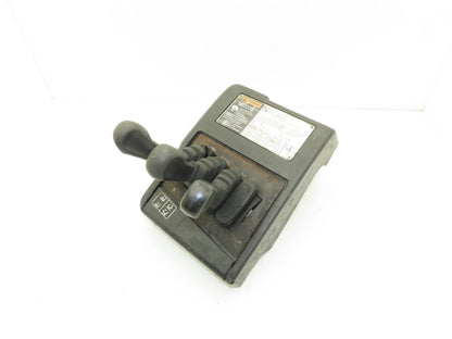 Hyster E60Z-33 Forklift Sideshift 3 Lever Controls And Model Label