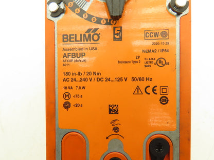 Belimo AFBUP HVAC Damper Actuator 180In-Lb 24V Non-Spring Return