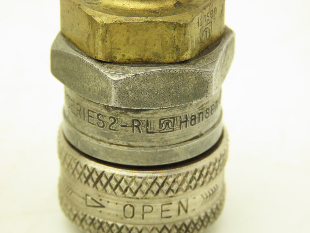 Henson 2-RL 2R15 Pneumatic Quick Disconnect Coupling 1/4"x1/4"NPT Male Lot of 5