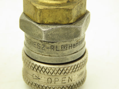 Henson 2-RL 2R15 Pneumatic Quick Disconnect Coupling 1/4"x1/4"NPT Male Lot of 5