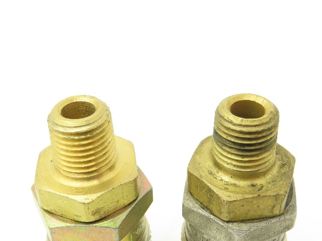 Henson 2-RL 2R15 Pneumatic Quick Disconnect Coupling 1/4"x1/4"NPT Male Lot of 5