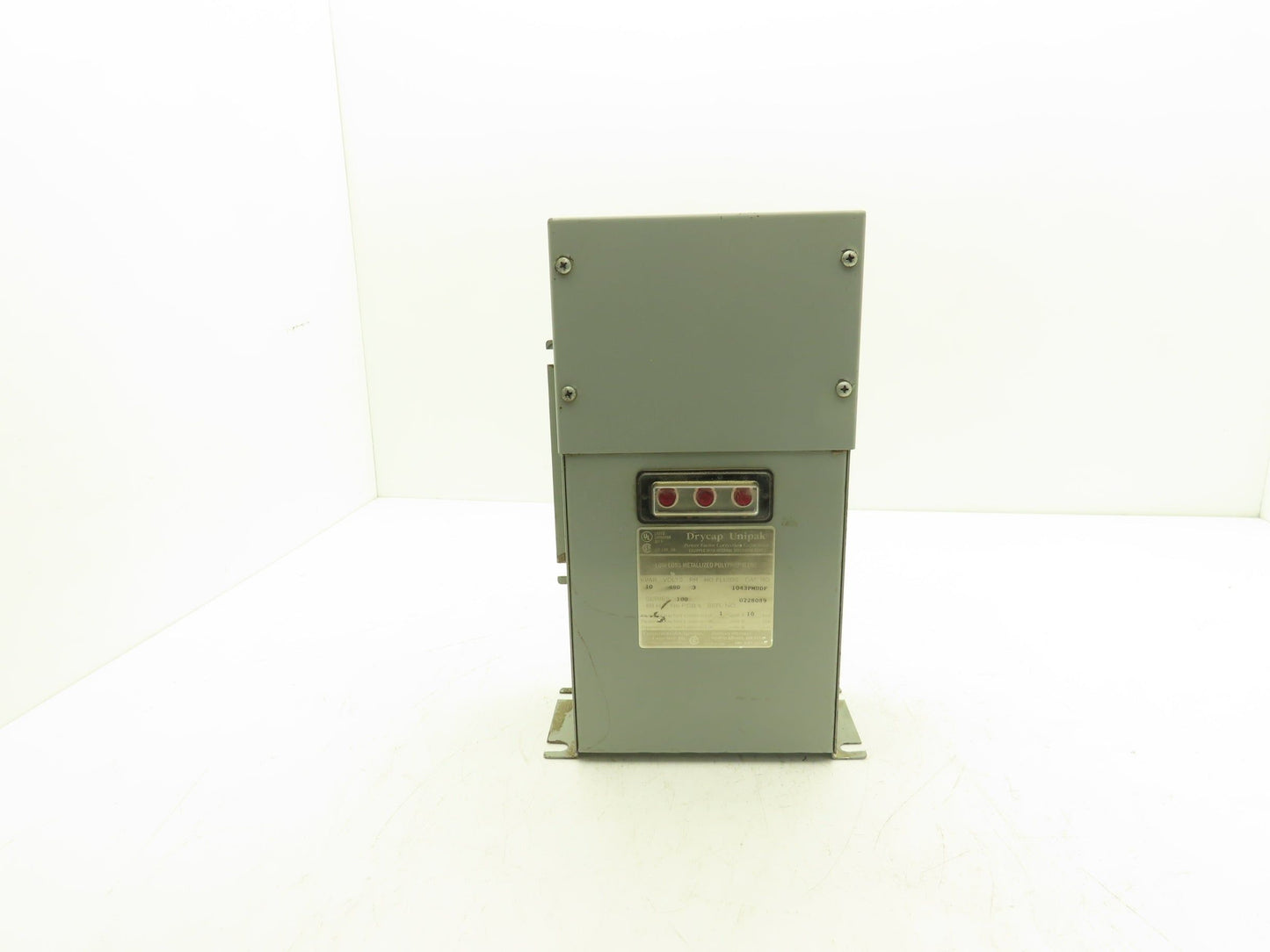 Drycap Unipak 1043PMUDF Power Factor Correction Capacitor 10 KVAR 480 Volts