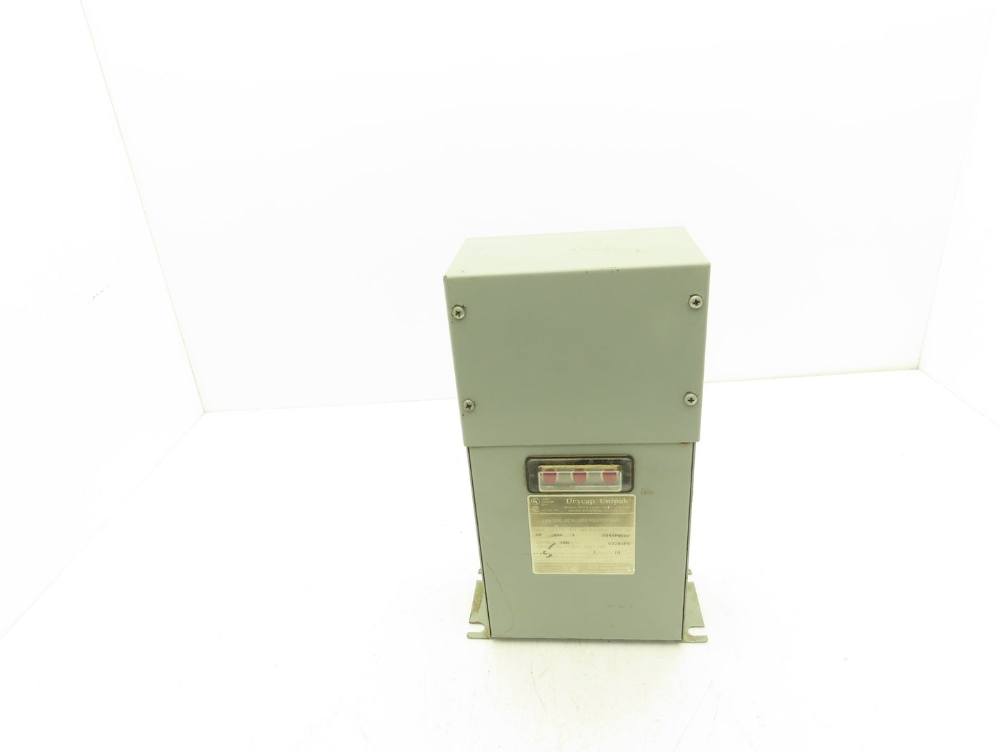 Drycap Unipak 1043PMUDF Power Factor Correction Capacitor 10 KVAR 480 Volts
