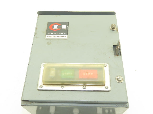 Cutler Hammer C799AR1 Motor Starter Enclosure Series D1 3R Rainproof 9x8x5"