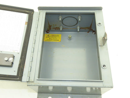 Cutler Hammer C799AR1 Motor Starter Enclosure Series D1 3R Rainproof 9x8x5"