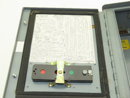 Cutler Hammer C799AR1 Motor Starter Enclosure Series D1 3R Rainproof 9x8x5"