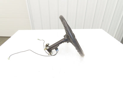 Hyster E30XM Forklift Steering Wheel With Sensors Knob Forward Reverse Toggle