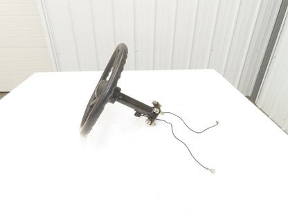 Hyster E30XM Forklift Steering Wheel With Sensors Knob Forward Reverse Toggle