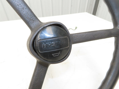 Hyster E30XM Forklift Steering Wheel With Sensors Knob Forward Reverse Toggle
