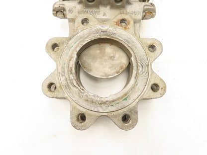 Rovalve Technaflow S17D04-MH-D2 4" Stainless Knife Gate Valve Rising Stem #150