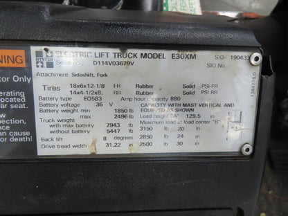 Hyster E30XM Brake Pedal Master Cylinder Assembly
