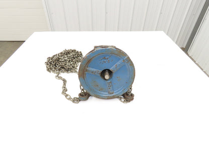 DeZurik 825 3" Stainless Knife Gate Valve with Pull Chain Wheel Actuator