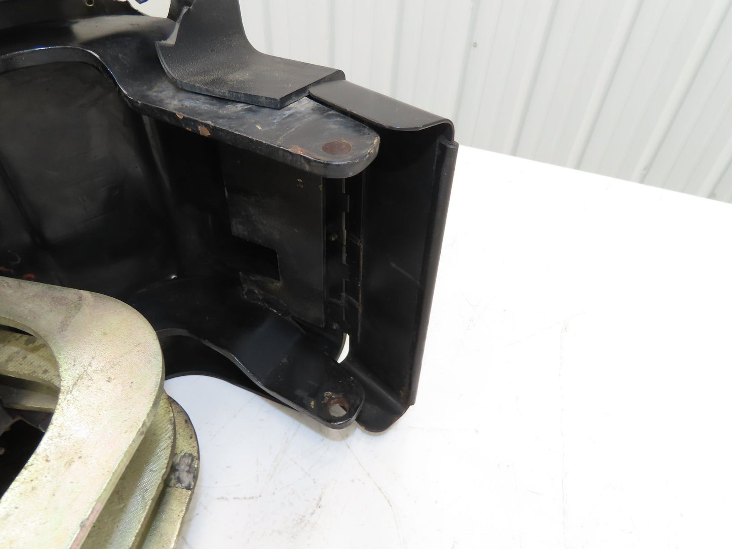 Hyster E30XM Forklift Sideshift 3 Lever Controls And Model Label