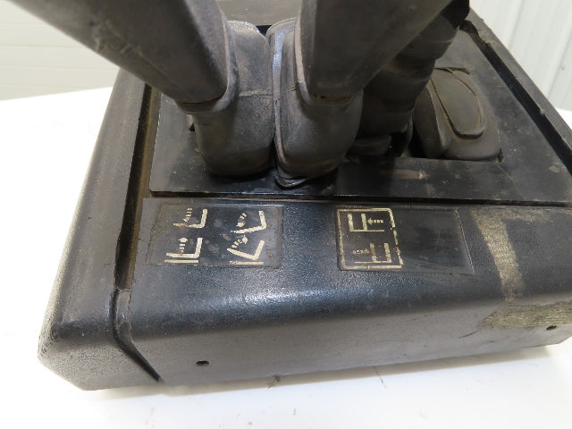 Hyster E30XM Forklift Sideshift 3 Lever Controls And Model Label