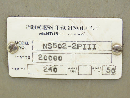 NS502-2PIII Temperature Controller with two P III-A High Temp Cutoff Boards