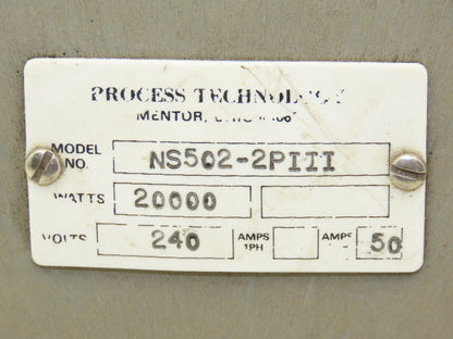 NS502-2PIII Temperature Controller with two P III-A High Temp Cutoff Boards