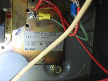 Allen Bradley 513 Combination Motor Starter Disconnect 600V 3Ph 5Hp
