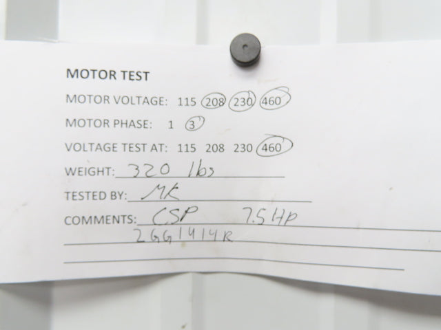 Honor D05S-2G-115A-35 Hydraulic Power Unit 6.5GPM 4200PSI Pump 7.5Hp Baldor