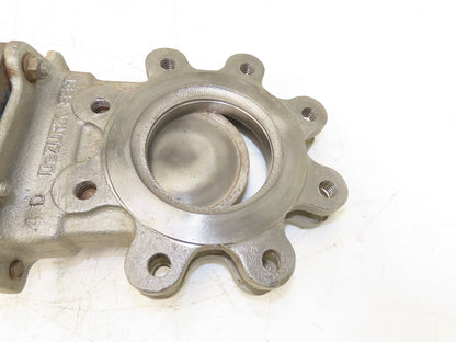 DeZurik 827 4" Stainless Lug Knife Gate Valve Rising Stem Metal Seat 316SS