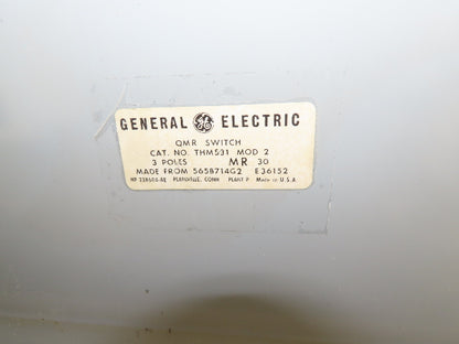 GE NP-161815-1 Fused 10Hp Combination Motor Starter 30 Amp 600v 3ph Size 0