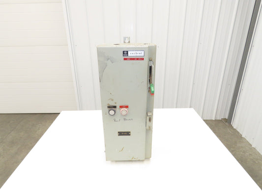 GE NP-161815-1 Fused 10Hp Combination Motor Starter 30 Amp 600v 3ph Size 0