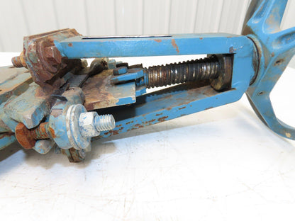 DeZurik 827 4" Flanged Knife Gate Valve Rising Stem Metal Seat 316SS Disc