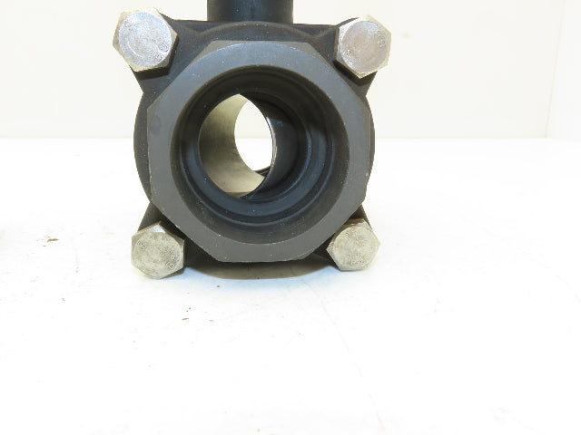 Flow-Tek 8007 Ball Valve 1-1/2" Socket Weld 316SS Ball/Stem w/Extension 1000 WOG