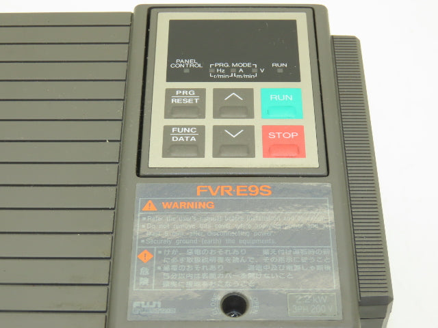 Fuji Electric FVR2.2E9S-2 VFD AC Drive 2.2kW 11A 400Hz Out 17.3A In 200-230V