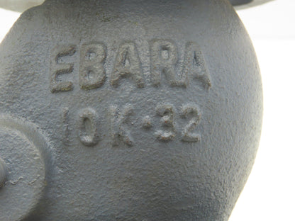 Ebara 10K-32 Swing Check Valve DN32 Cast Iron Flanged 33mm Inlet