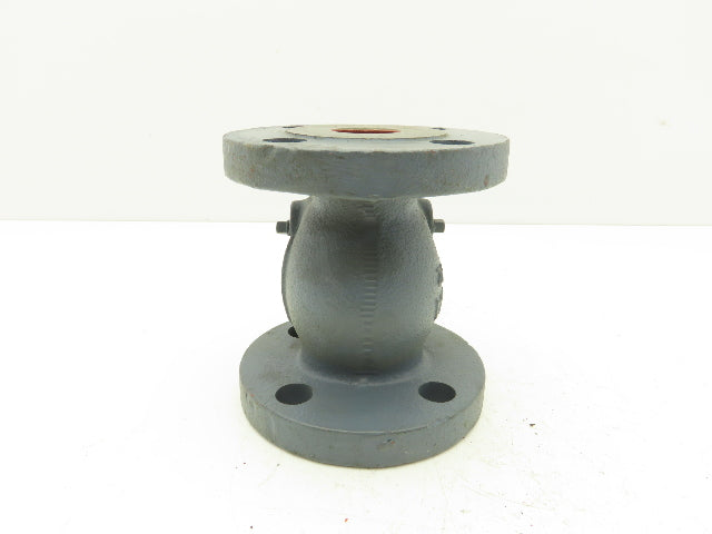Ebara 10K-32 Swing Check Valve DN32 Cast Iron Flanged 33mm Inlet