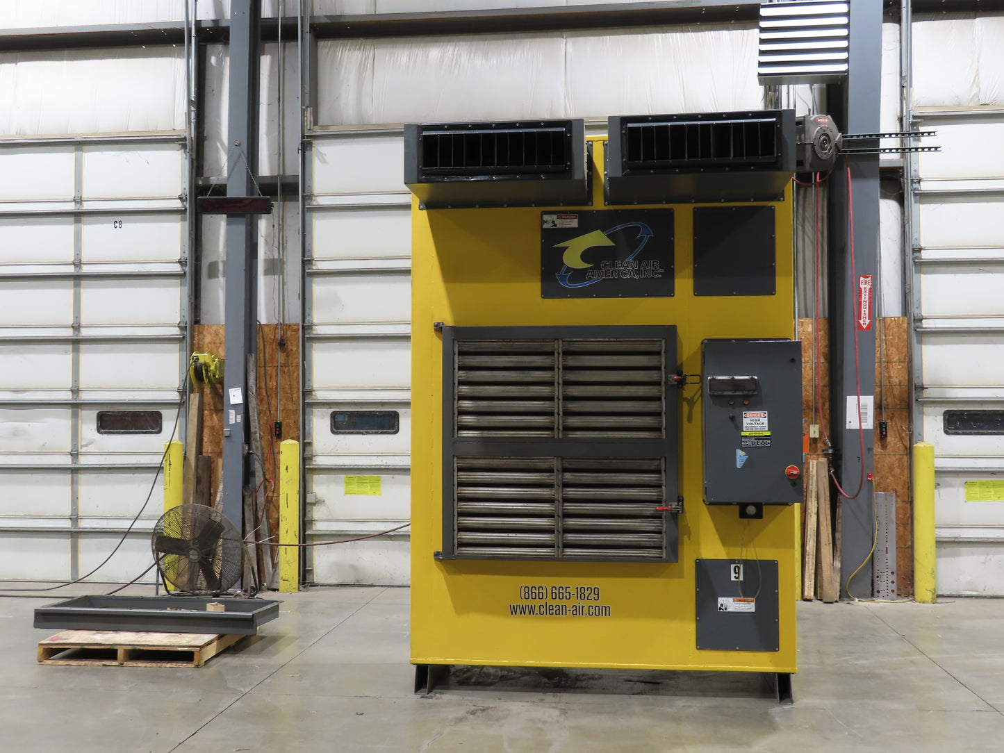 Clean Air America STR 6 Streamer Welding Dust Collector 10Hp 480V Pulser Filter