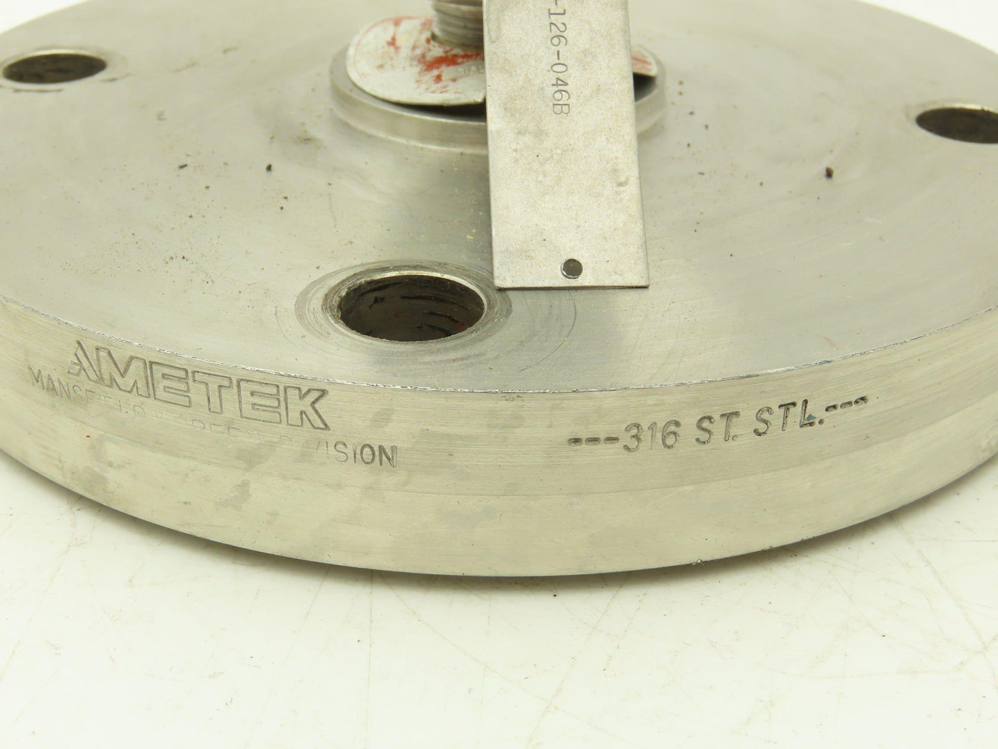 Foxboro 841GM-B Electronic Pressure Transmitter 12.5-36vdc 100psi 7.5" OD Flange