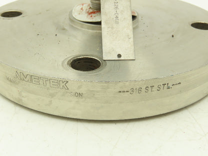 Foxboro 841GM-B Electronic Pressure Transmitter 12.5-36vdc 100psi 7.5" OD Flange