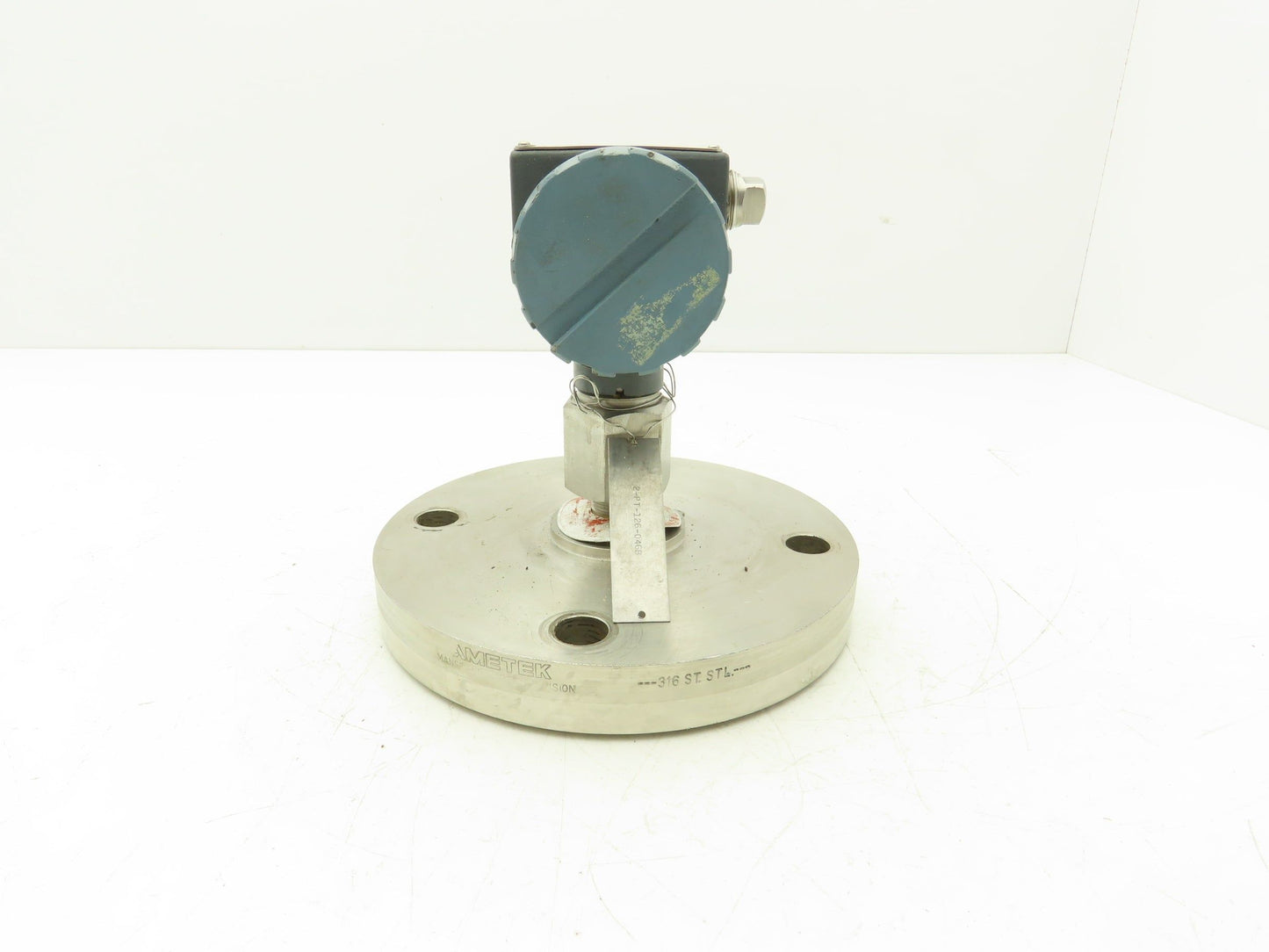 Foxboro 841GM-B Electronic Pressure Transmitter 12.5-36vdc 100psi 7.5" OD Flange