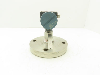Foxboro 841GM-B Electronic Pressure Transmitter 12.5-36vdc 100psi 7.5" OD Flange