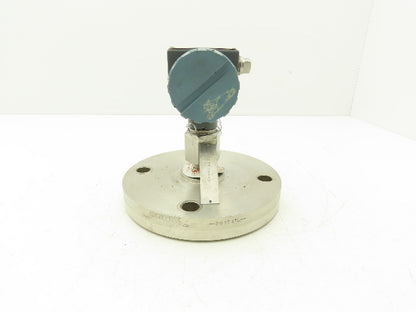 Foxboro 841GM-B Electronic Pressure Transmitter 12.5-36vdc 100psi 7.5" OD Flange