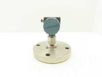 Foxboro 841GM-B Electronic Pressure Transmitter 12.5-36vdc 100psi 7.5" OD Flange