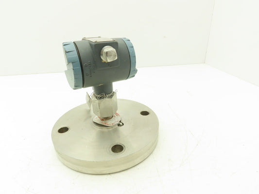 Foxboro 841GM-B Electronic Pressure Transmitter 12.5-36vdc 100psi 7.5" OD Flange